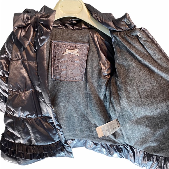 MONNALISA**Silver Baby Girl Coat**6 Mo. $435 - Picture 6 of 6